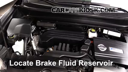 2014 Nissan Pathfinder SL Hybrid 2.5L 4 Cyl. Supercharged Brake Fluid Check Fluid Level